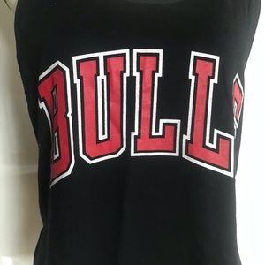 Chicago Bulls Basketball Size Medium Black Tank Top Women's